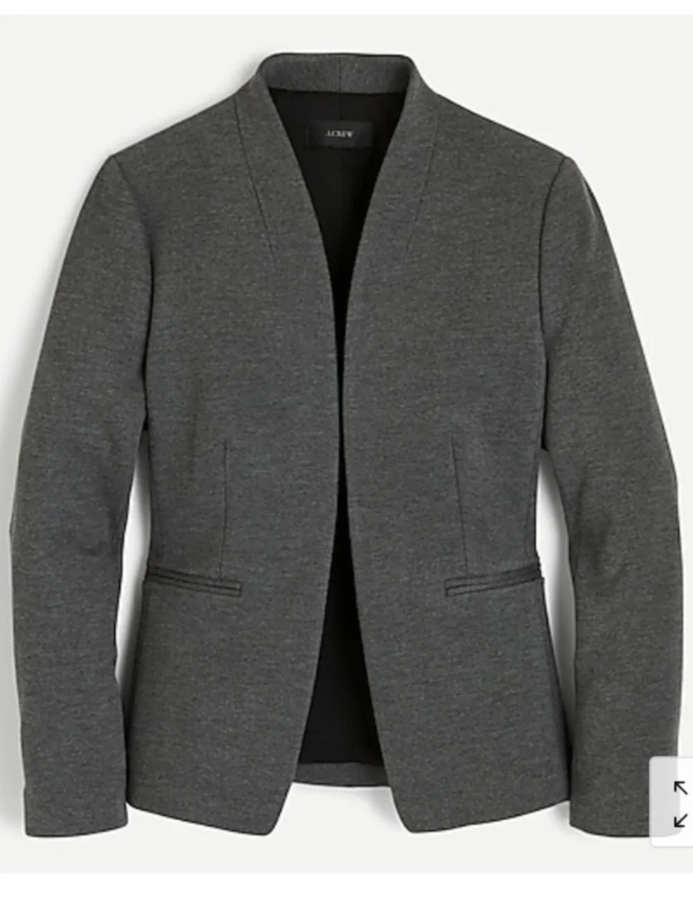 NEW J. Crew Going Out Blazer in Heather Dove Gray Grey Stretch Twill Sz 12 NWT